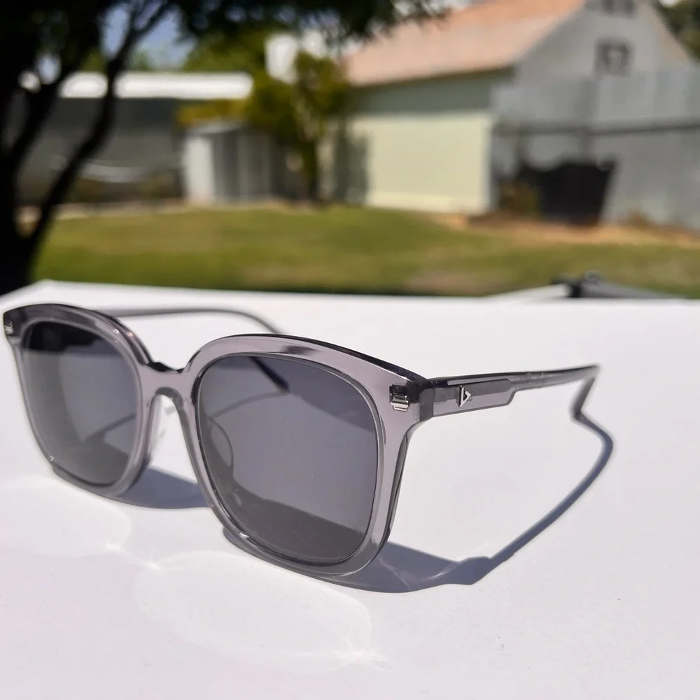 Women's Transparent Gray Sunglasses - Stephane Christian ‘Burning’ #128